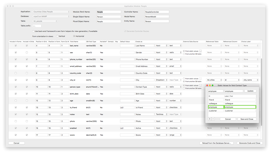 Application Module Generator